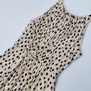 Kate Spade Leopard Dot Tie Back Dress